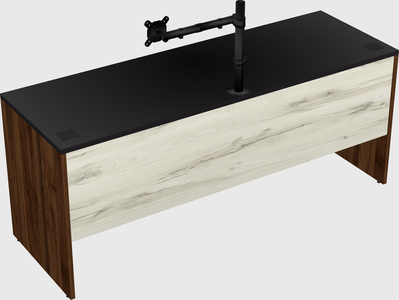 Rectangular desk