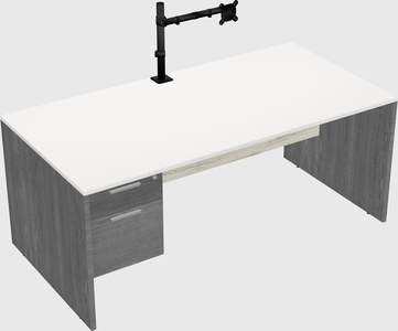 Rectangular desk