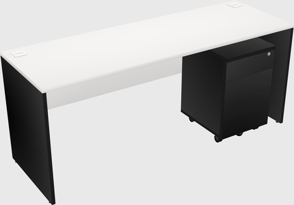 Rectangular desk