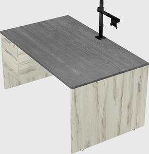 Rectangular desk