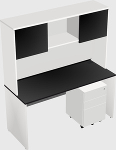 Rectangular desk