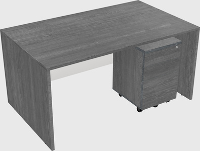 Rectangular desk