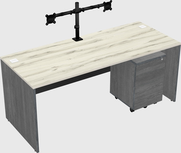Rectangular desk