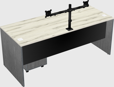 Rectangular desk