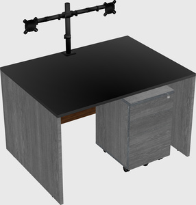 Rectangular desk