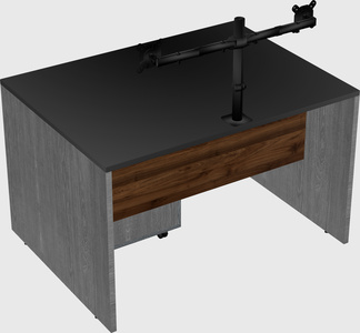 Rectangular desk