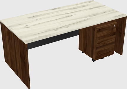 Rectangular desk