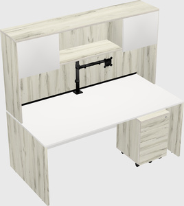 Rectangular desk