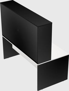 Rectangular desk