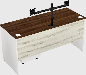 Rectangular desk