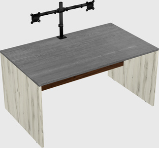 Rectangular desk
