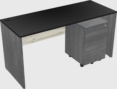 Rectangular desk