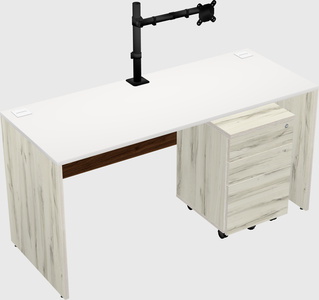 Rectangular desk