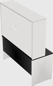 Rectangular desk