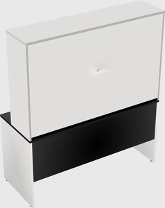 Rectangular desk