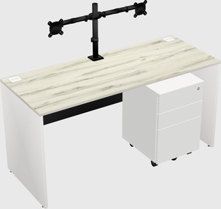 Rectangular desk