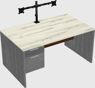 Rectangular desk