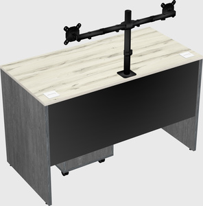 Rectangular desk