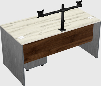 Rectangular desk