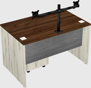 Rectangular desk