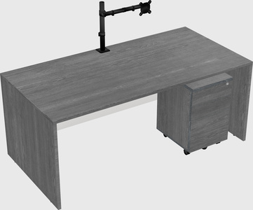 Rectangular desk