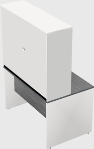 Rectangular desk