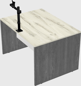 Rectangular desk