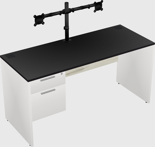Rectangular desk
