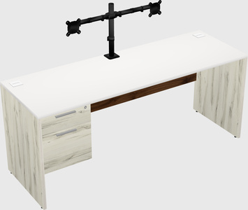 Rectangular desk
