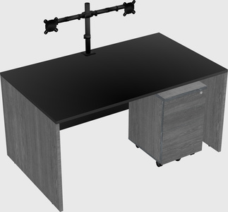 Rectangular desk