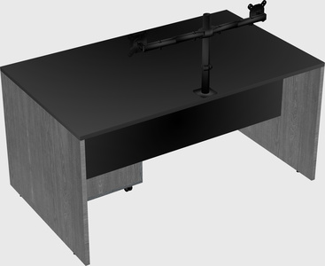 Rectangular desk