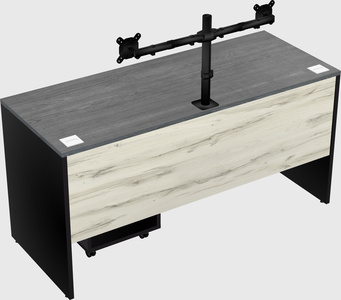 Rectangular desk