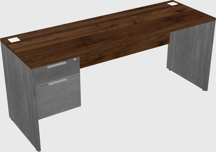 Rectangular desk