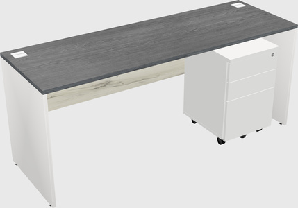 Rectangular desk