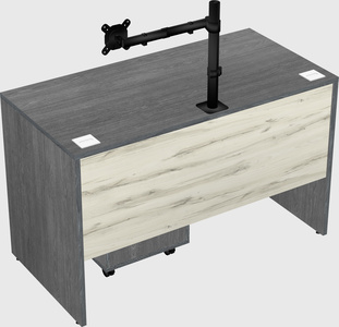 Rectangular desk