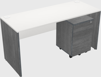 Rectangular desk