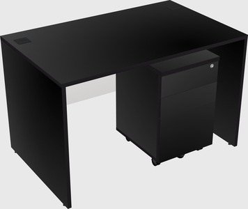 Rectangular desk