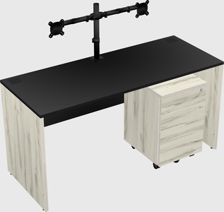 Rectangular desk