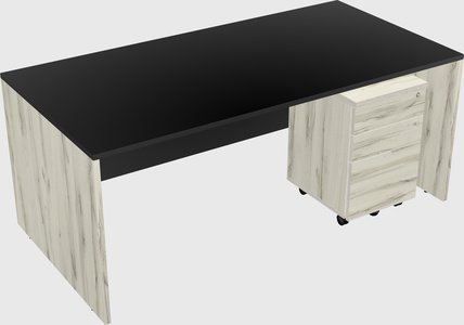 Rectangular desk