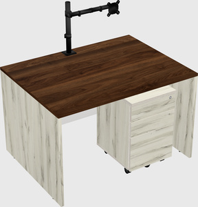 Rectangular desk