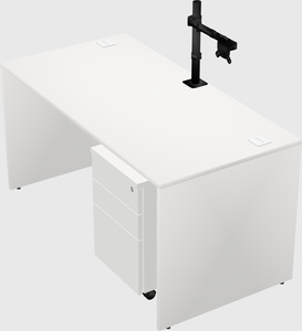 Rectangular desk