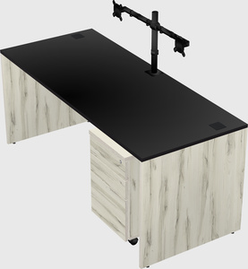 Rectangular desk
