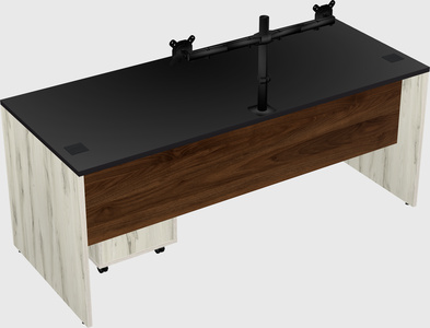Rectangular desk