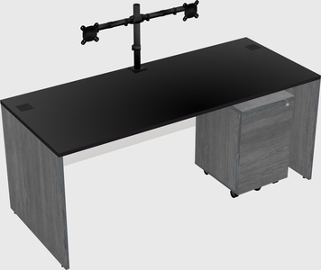 Rectangular desk