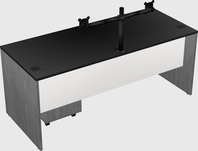 Rectangular desk