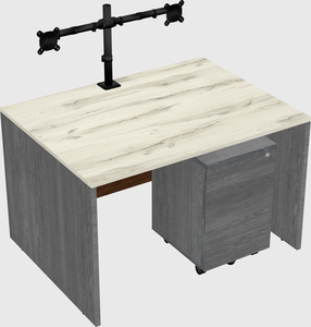 Rectangular desk