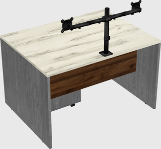 Rectangular desk