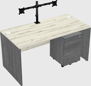 Rectangular desk