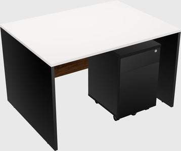 Rectangular desk