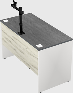 Rectangular desk